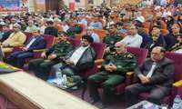 یادواره شهدای جزیره مجنون در تالار بهزاد گناوه برگزار شد 