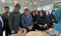 گزارش تصویری بازدید فرماندار گناوه از نمایشگاه صنایع دستی مرکز فنی و حرفه ای