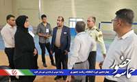 بازدید معاون فرمانداری گناوه از شعب اخذ رای