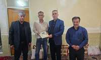 سرپرست فرمانداری گناوه با خانواده شهید هواپیمای مسافربری ایران دیدار کرد