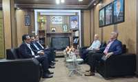 ️دیدار مدیریت شعب بانک تجارت استان بوشهر با فرماندار گناوه