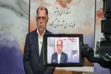 گفتگوی زنده تلویزیونی فرماندار در هفته دولت
