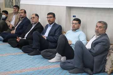 جشن میلاد امام علی ع در مسجد امیرالمومنین با حضور فرماندار گناوه