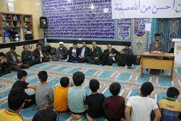 مراسم اعتکاف - دهه فجر - فرماندار