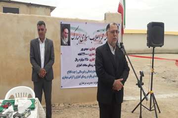 افتتاح واحد مرغداری گوشتی - دهه فجر- فرماندار گناوه 2