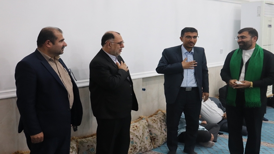 جشن میلاد امام علی ع در مسجد امیرالمومنین با حضور فرماندار گناوه 