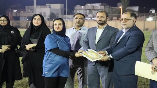 حضور فرماندار در تمرین تیم ملی بانوان زیر 17 سال کشور  