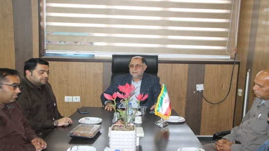 دیدار فرماندار با کارکنان جهادکشاورزی خردادماه