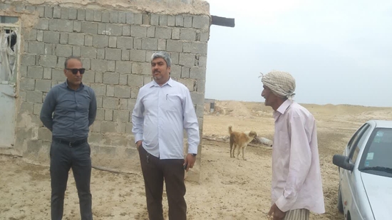 بازدید سرپرست بخشداری مرکزی از روستاهای فاقد دهیاری